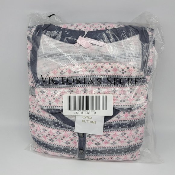 Victoria's Secret Thermal Pajamas Set Eye Mask - Picture 1 of 2